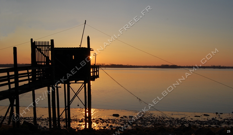 Coucher de soleil sur l'estuaire de la Gironde 8
